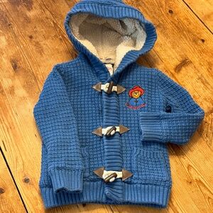 Paddington Bear hooded knit cardigan